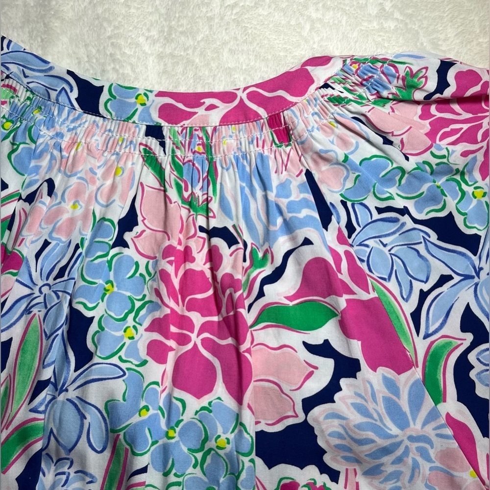 LCrown & Ivy Petit Floral Women’s 3/4 Sleeve Top Sz P/L - Picture 6 of 11